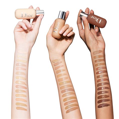 dior backstage face and body foundation swatches|dior backstage face foundation.